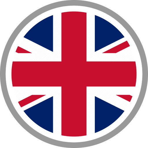 uk flag round circle icon